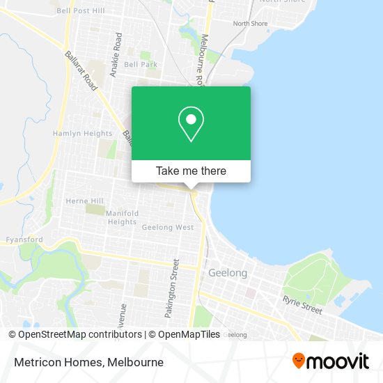 Metricon Homes map