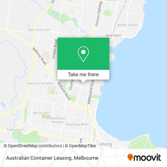 Mapa Australian Container Leasing