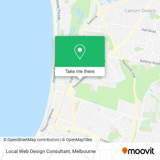 Local Web Design Consultant map