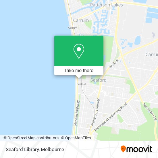 Seaford Library map