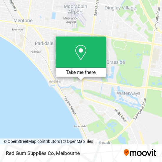 Mapa Red Gum Supplies Co