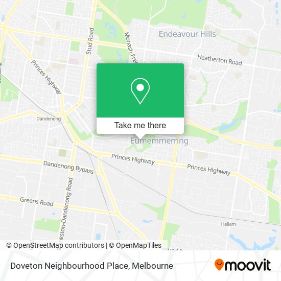 Doveton Neighbourhood Place map