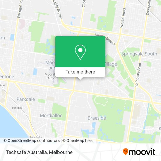 Mapa Techsafe Australia