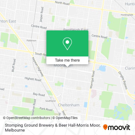 Stomping Ground Brewery & Beer Hall-Morris Moor map