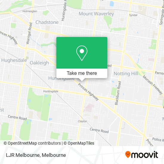 LJR Melbourne map