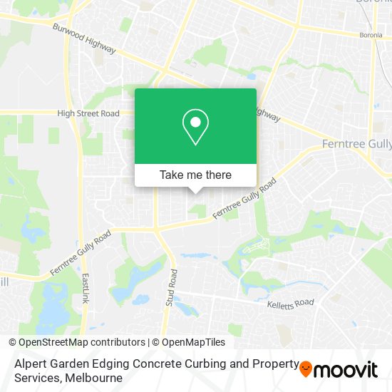 Alpert Garden Edging Concrete Curbing and Property Services map