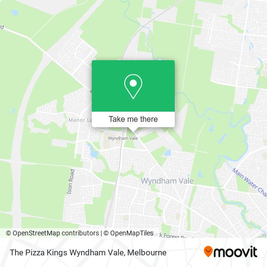 Mapa The Pizza Kings Wyndham Vale