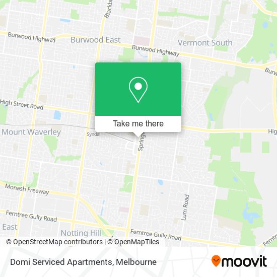 Domi Serviced Apartments map
