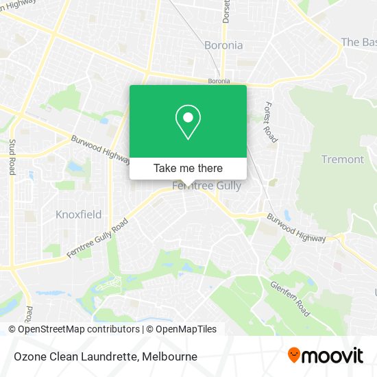 Mapa Ozone Clean Laundrette