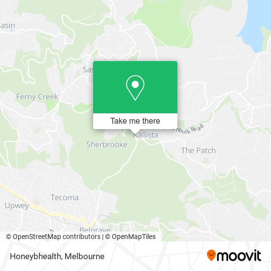 Honeybhealth map