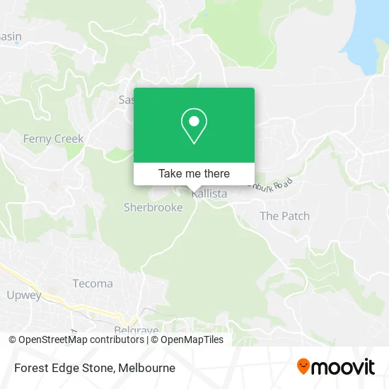 Forest Edge Stone map