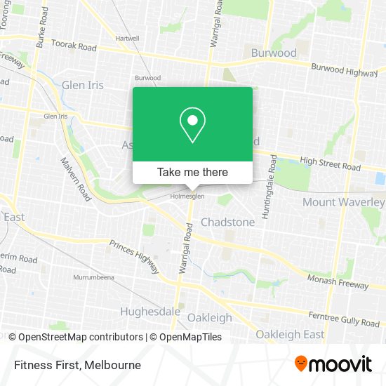 Fitness First map