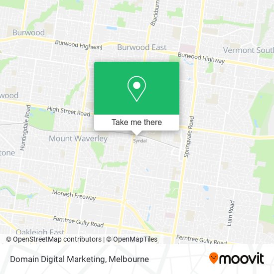 Domain Digital Marketing map