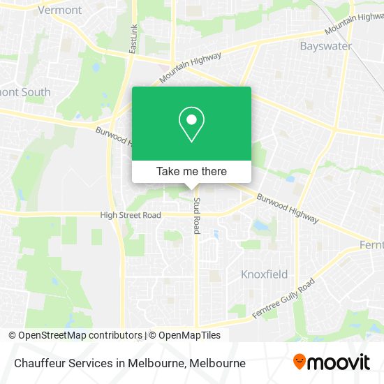 Mapa Chauffeur Services in Melbourne