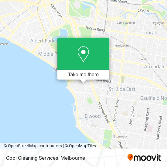 Cool Cleaning Services map