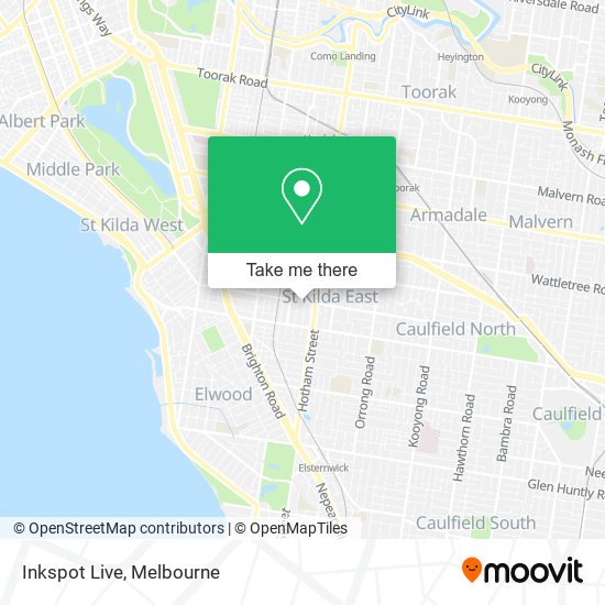 Inkspot Live map