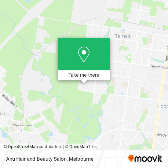 Anu Hair and Beauty Salon map