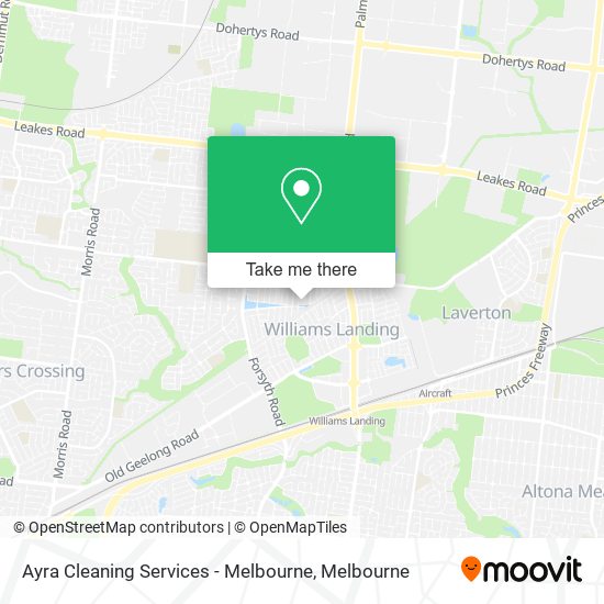Ayra Cleaning Services - Melbourne map