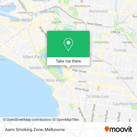 Aami Smoking Zone map