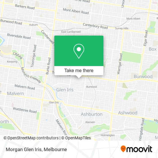 Morgan Glen Iris map