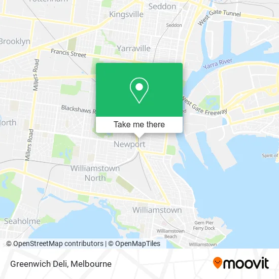 Greenwich Deli map