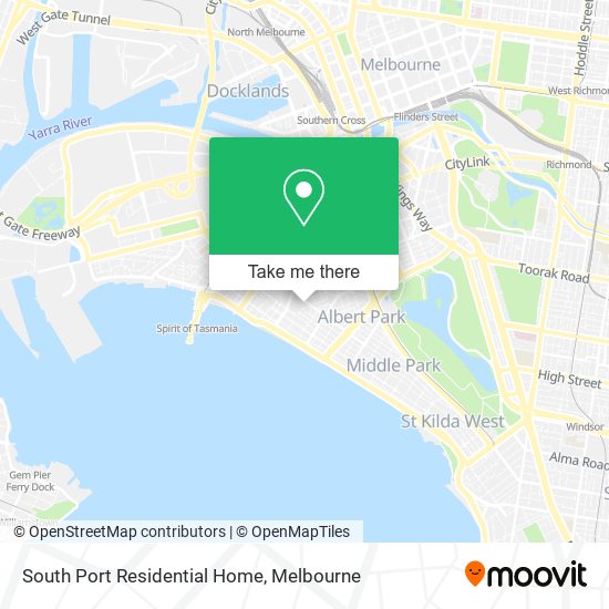 South Port Residential Home map