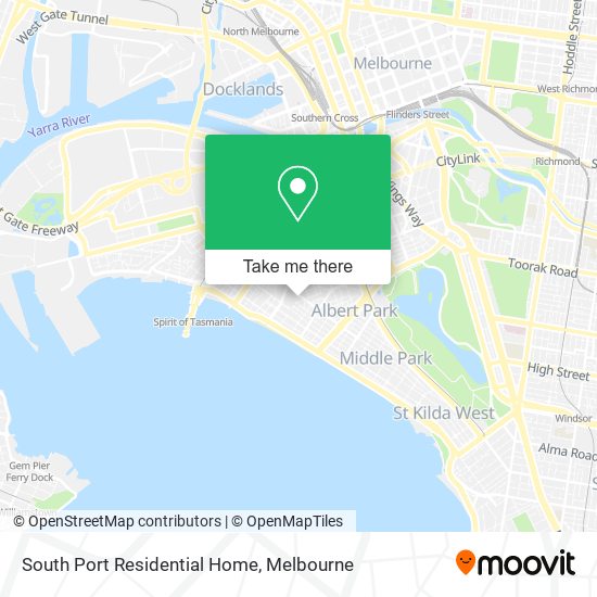 Mapa South Port Residential Home