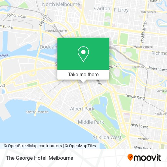 The George Hotel map