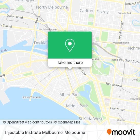 Injectable Institute Melbourne map