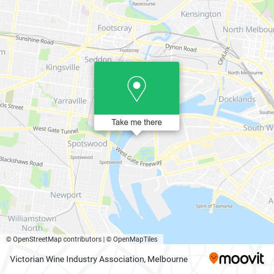 Victorian Wine Industry Association map