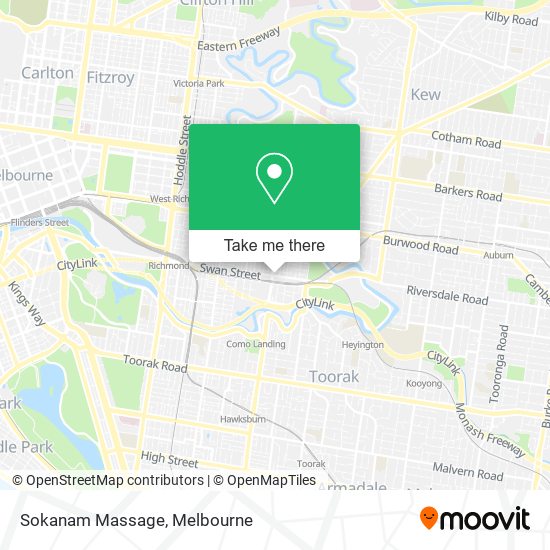 Sokanam Massage map