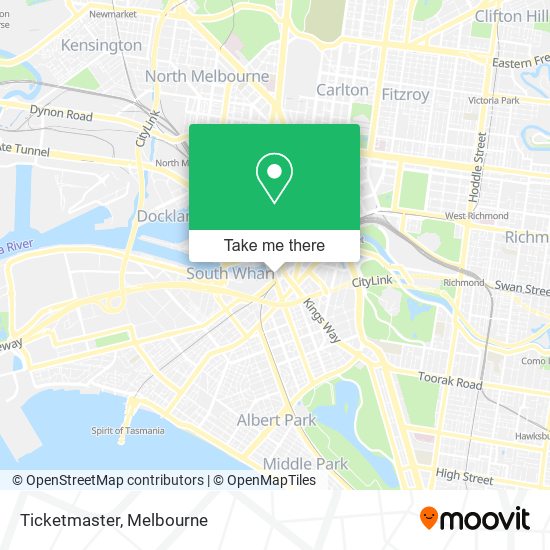 Ticketmaster map