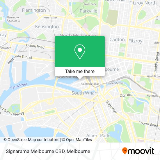 Signarama Melbourne CBD map