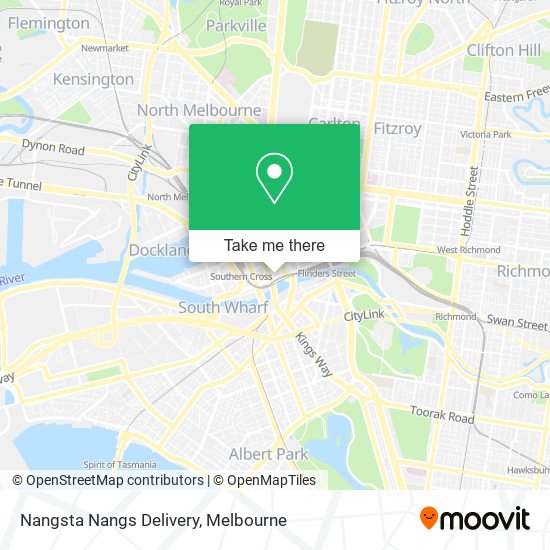 Mapa Nangsta Nangs Delivery