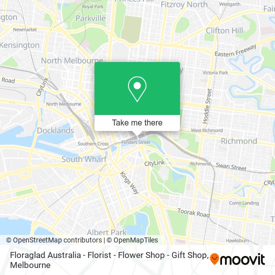Mapa Floraglad Australia - Florist - Flower Shop - Gift Shop