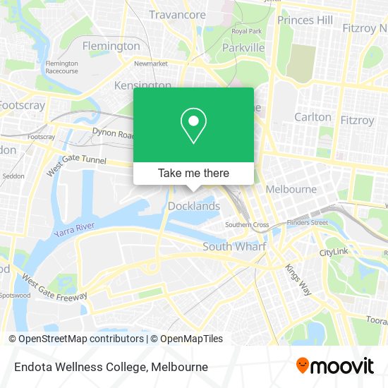 Endota Wellness College map