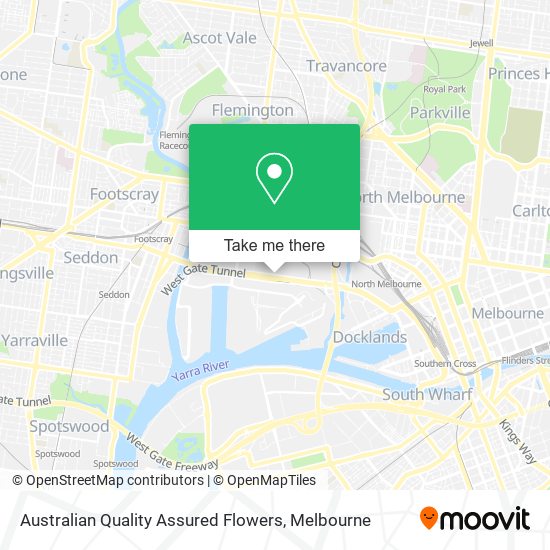 How to get to Australian Quality Assured Flowers in West Melbourne by