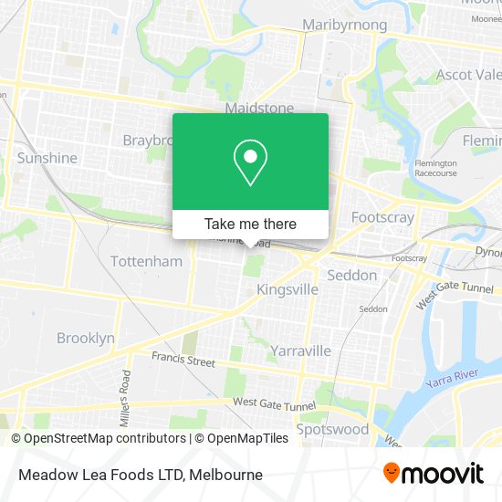 Meadow Lea Foods LTD map