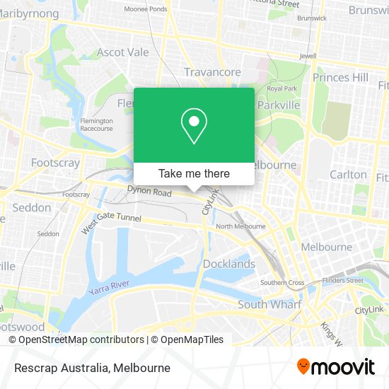 Rescrap Australia map