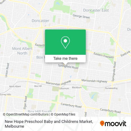 Mapa New Hope Preschool Baby and Childrens Market