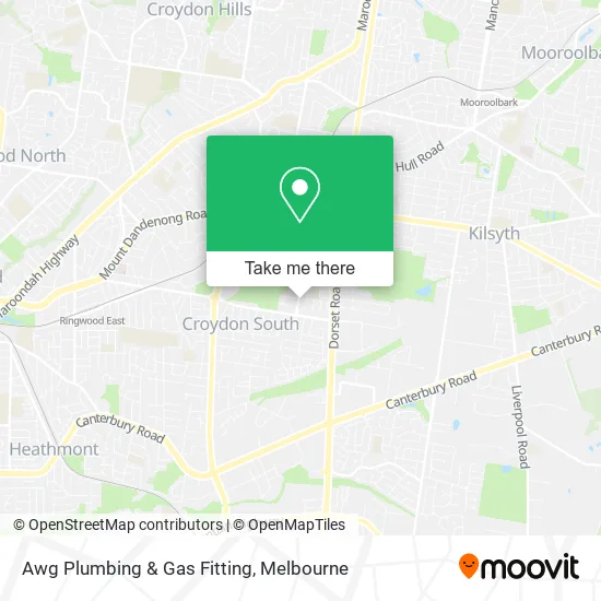 Awg Plumbing & Gas Fitting map