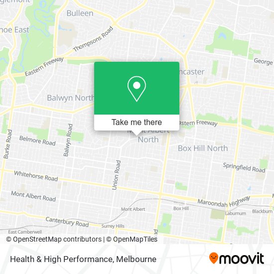 Mapa Health & High Performance