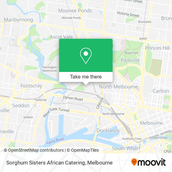 Sorghum Sisters African Catering map