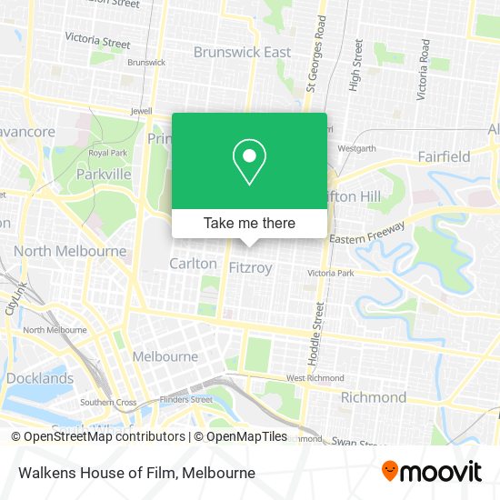 How to get to Walkens House of Film in Fitzroy by Bus, Train or Tram?