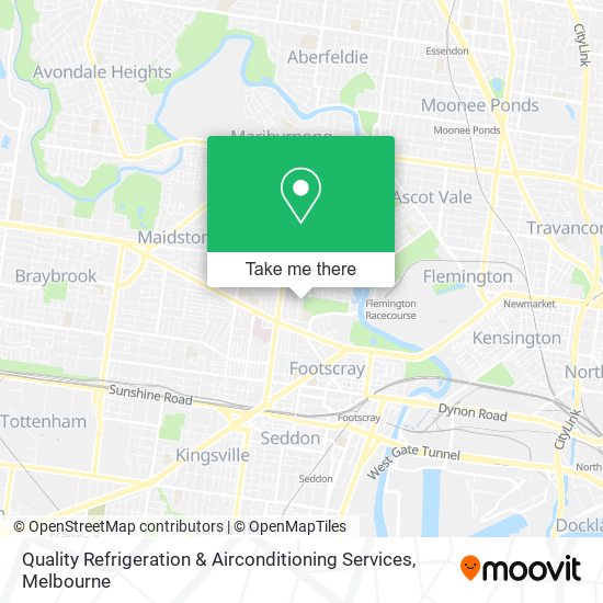 Quality Refrigeration & Airconditioning Services map