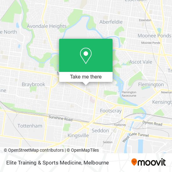 Elite Training & Sports Medicine map