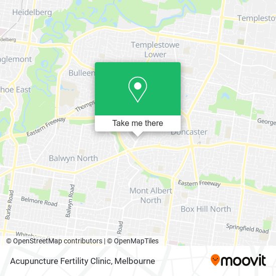 Mapa Acupuncture Fertility Clinic