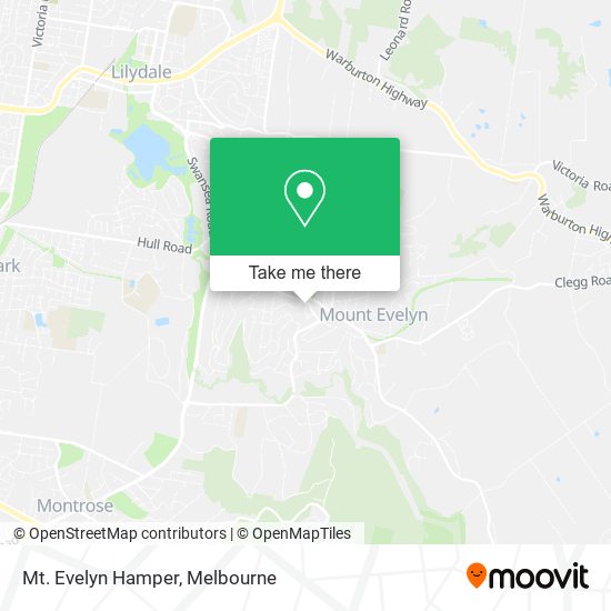 Mt. Evelyn Hamper map