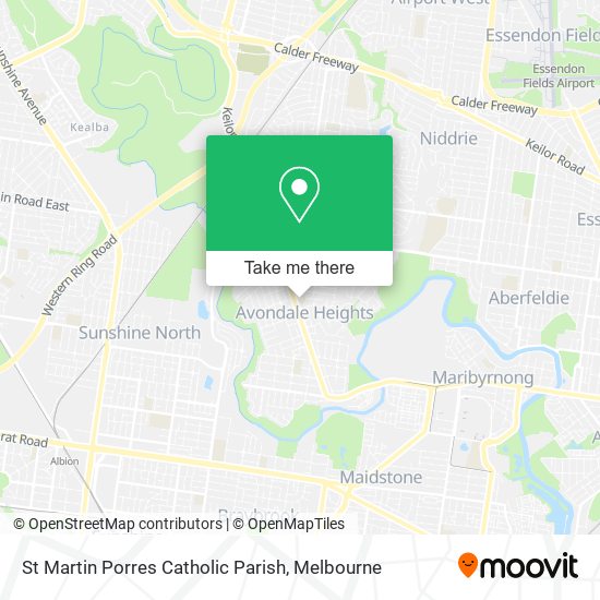 St Martin Porres Catholic Parish map