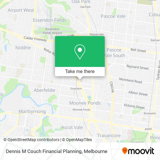 Dennis M Couch Financial Planning map